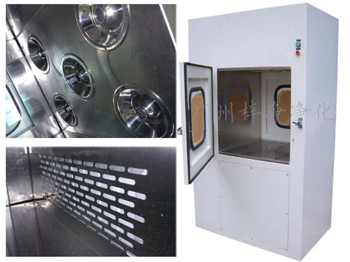 風(fēng)淋傳遞窗配H14高效過濾器,過濾掉0.5微米及以上的塵埃。 風(fēng)淋傳遞窗配H14高效過濾器,過濾掉0.5微米及以上的塵埃。