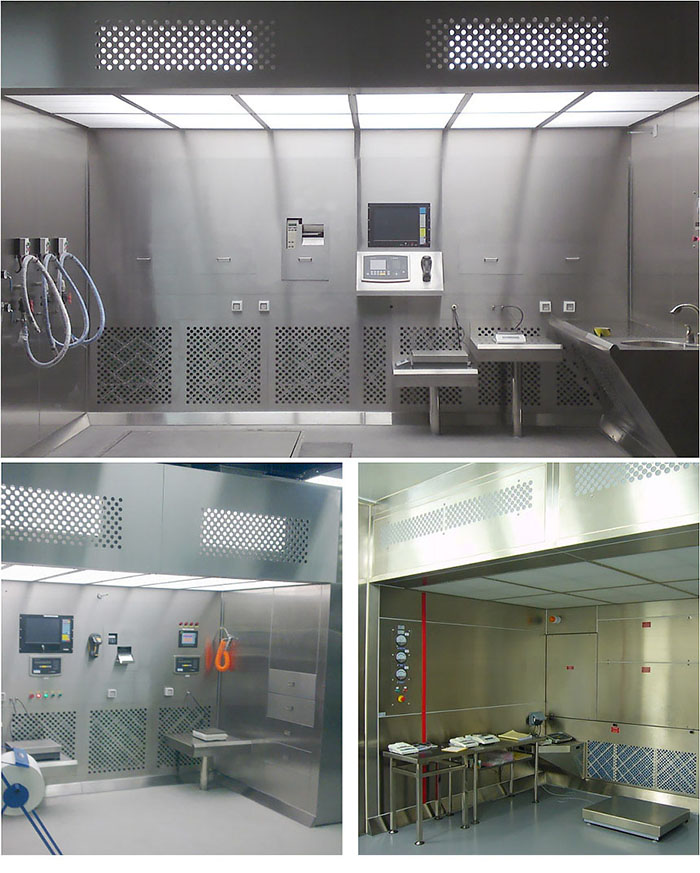 負壓稱稱量罩通過創(chuàng)造一個低氣壓的環(huán)境，防止生產(chǎn)過程中的粉塵、揮發(fā)物等有害物質(zhì)逸散到外界環(huán)境中，同時確保稱量結(jié)果的準確性。